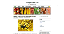Desktop Screenshot of foodperson.com